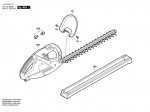 Bosch 0 600 H47 503 Ahs 63-16C Hedge Trimmer 230 V / Eu Spare Parts